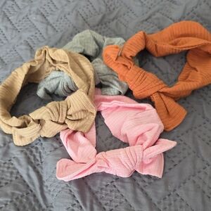 💚5/$20💚Set Of 4 Colorful Baby Headbands